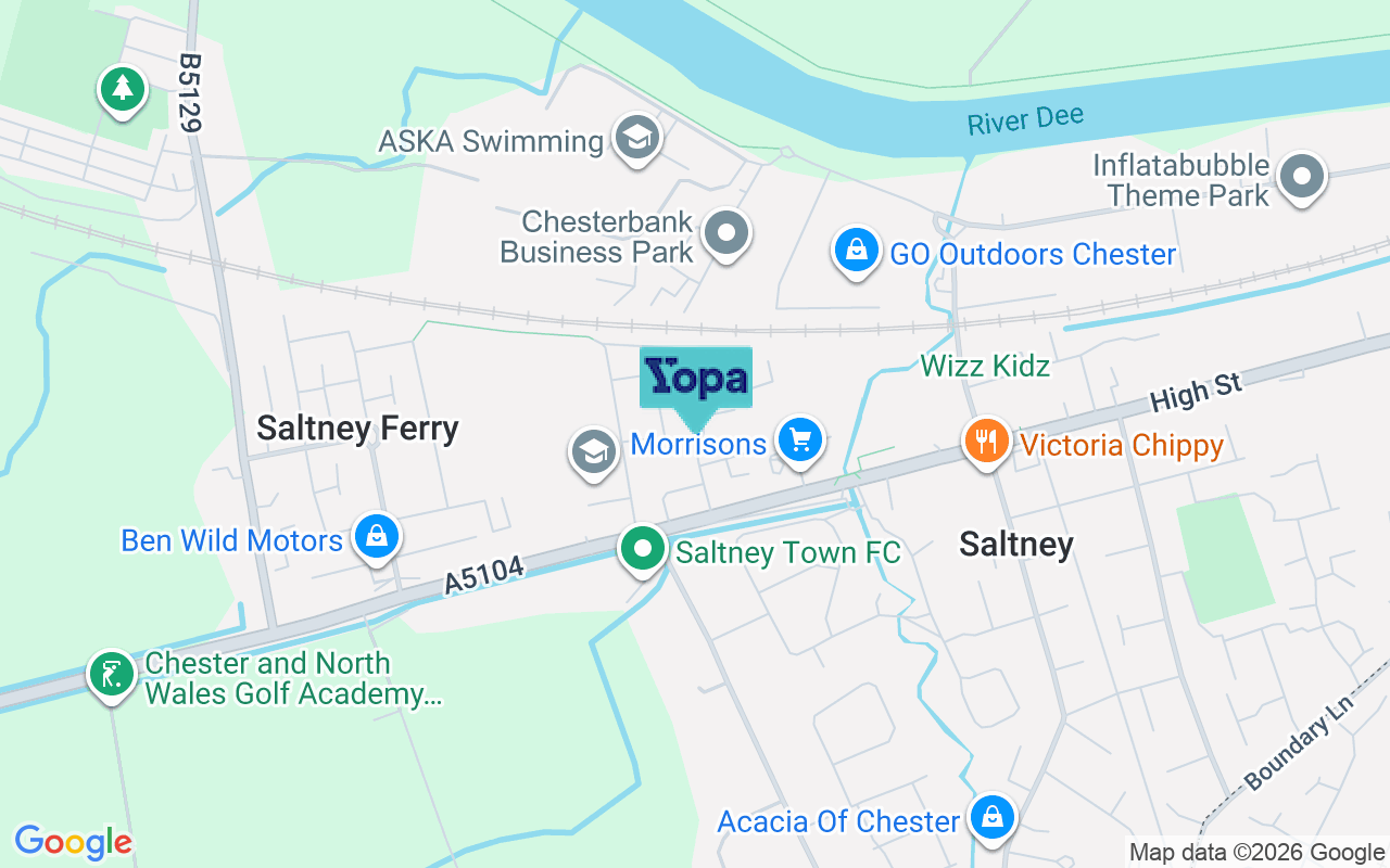 Map showing the location of CH4 8FA