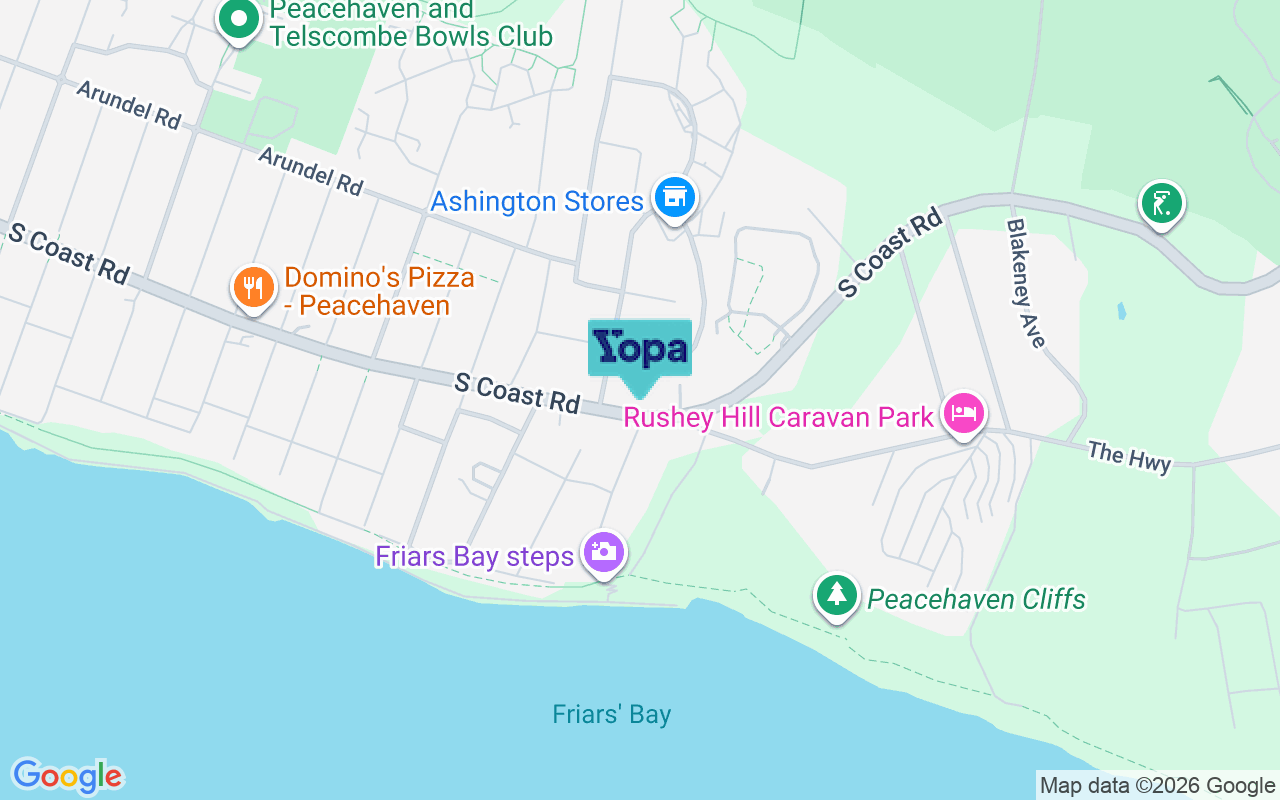 Map showing the location of BN10 8SX