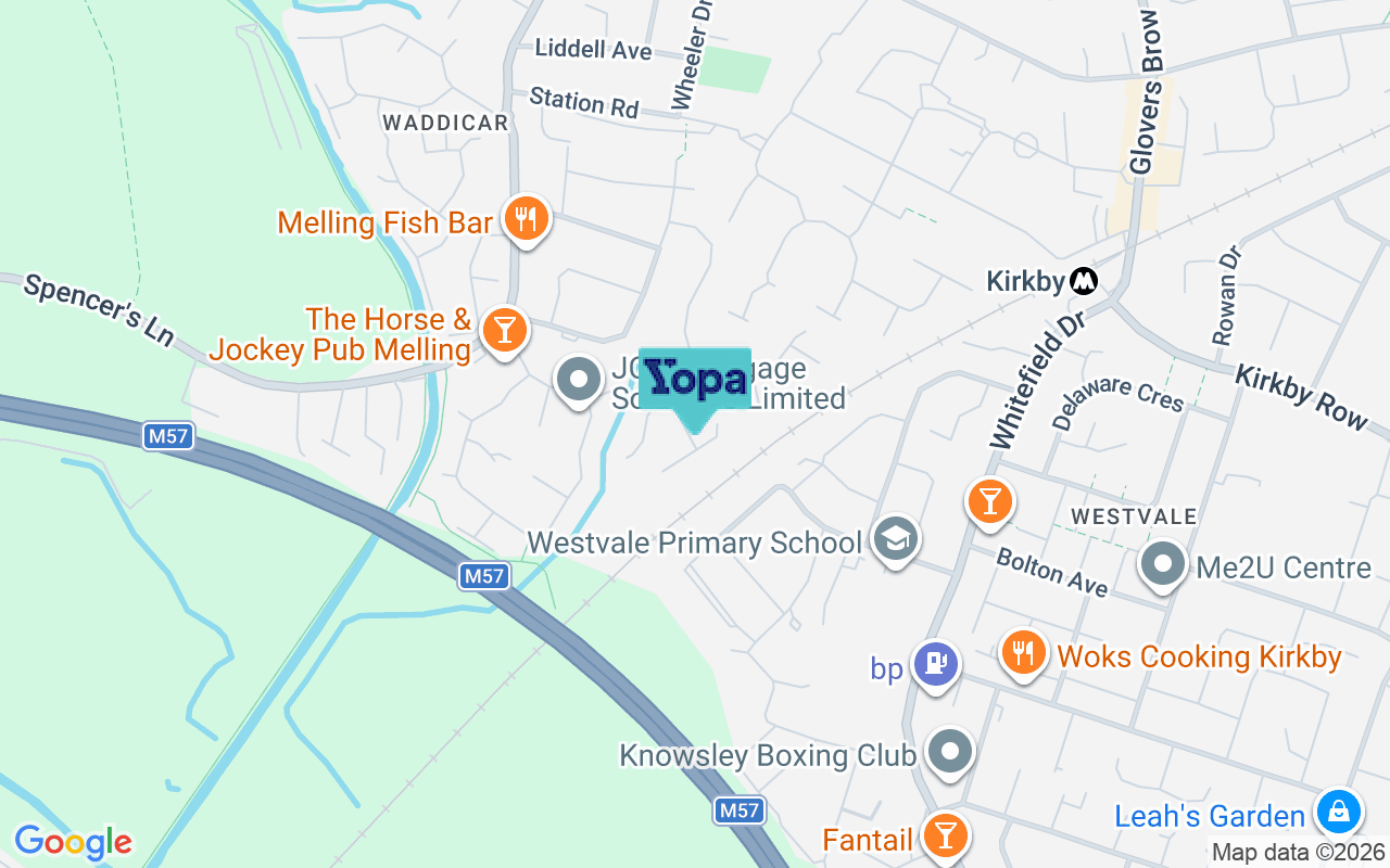 Map showing the location of L31 1JR