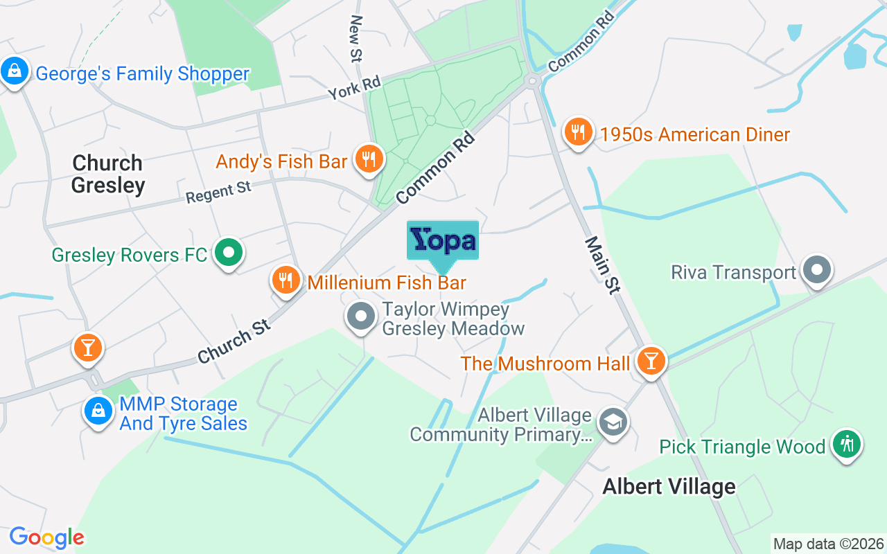 Map showing the location of DE11 9FH