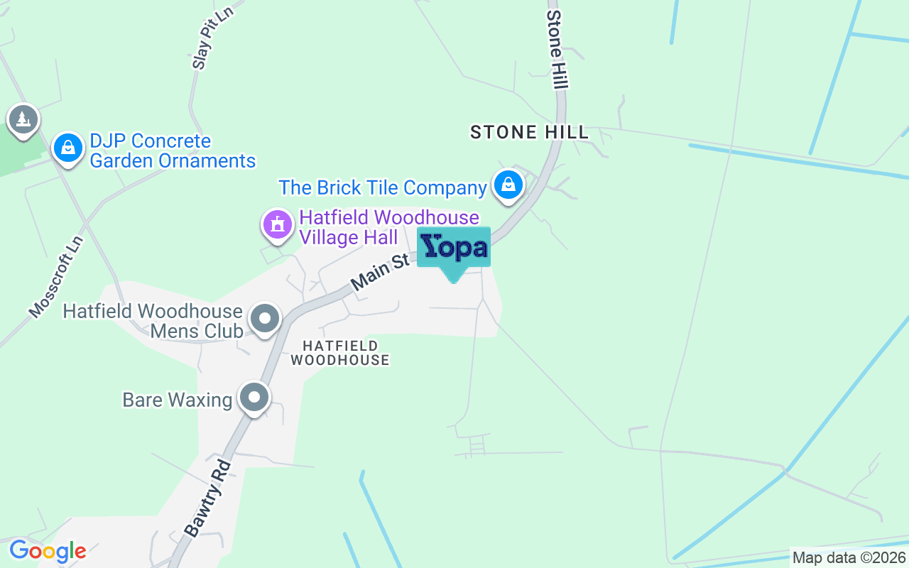 Map showing the location of DN7 6PA