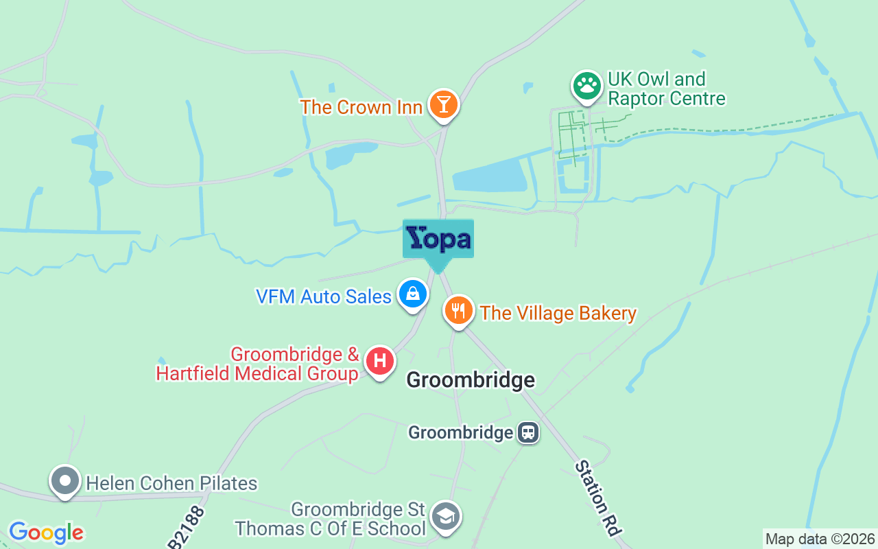 Map showing the location of TN3 9QQ