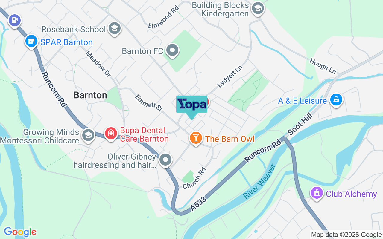 Map showing the location of CW8 4JG