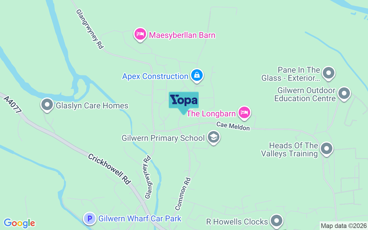 Map showing the location of NP7 0BA
