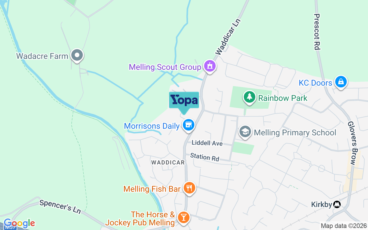 Map showing the location of L31 1EB