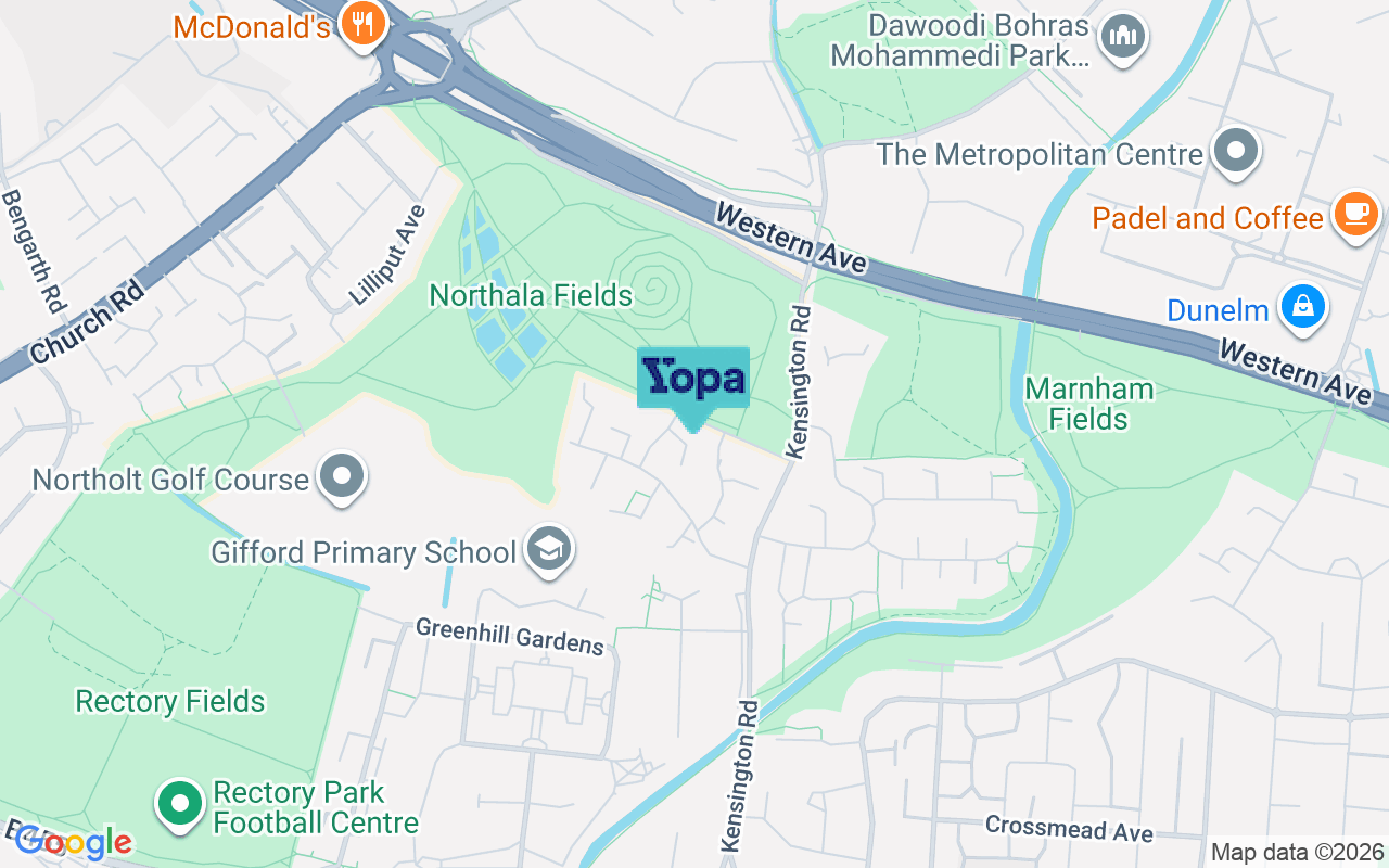 Map showing the location of UB5 6UQ