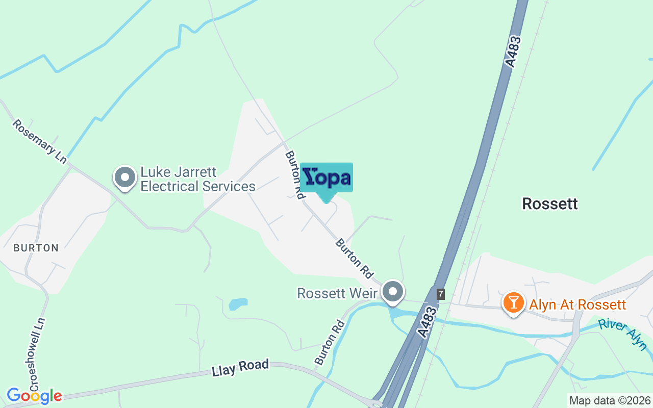 Map showing the location of LL12 0HY