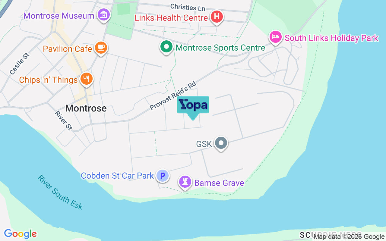 Map showing the location of DD10 8EH