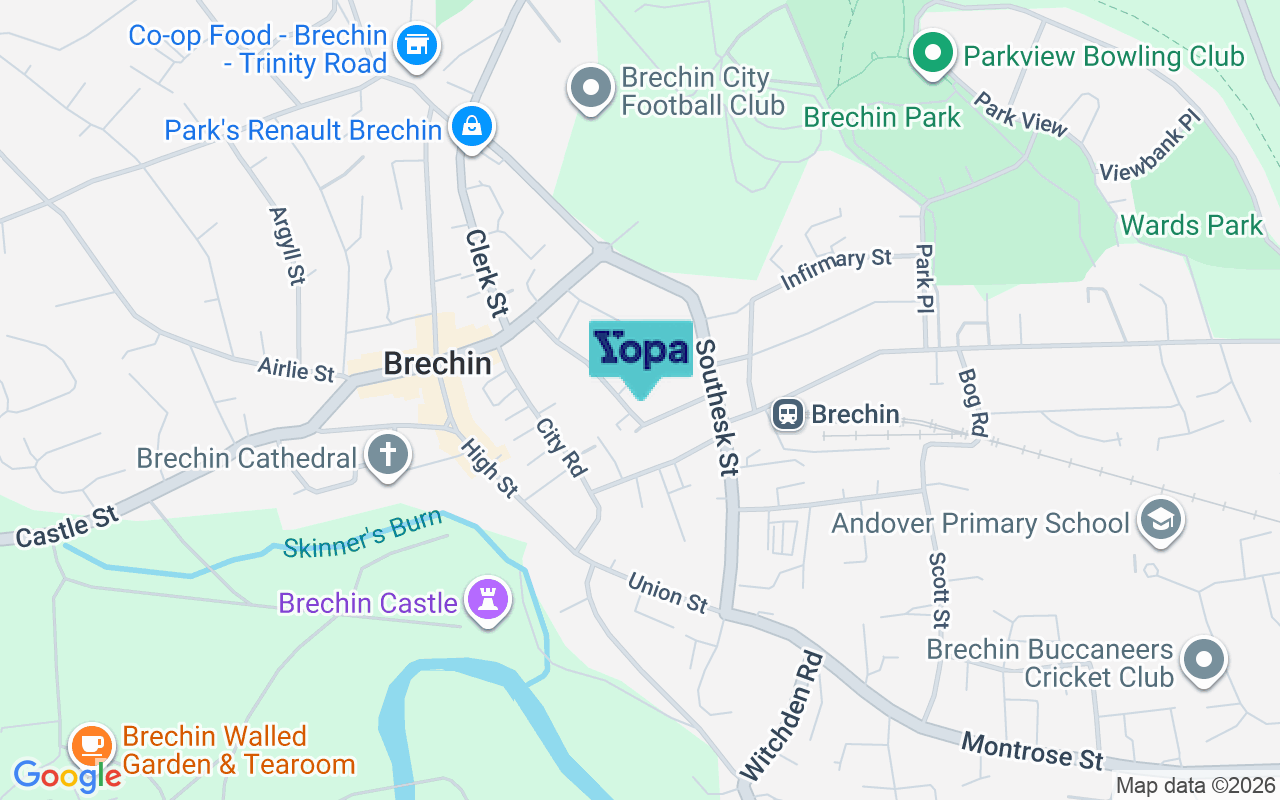 Map showing the location of DD9 6AT