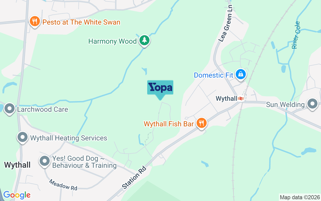 Map showing the location of B47 6AT