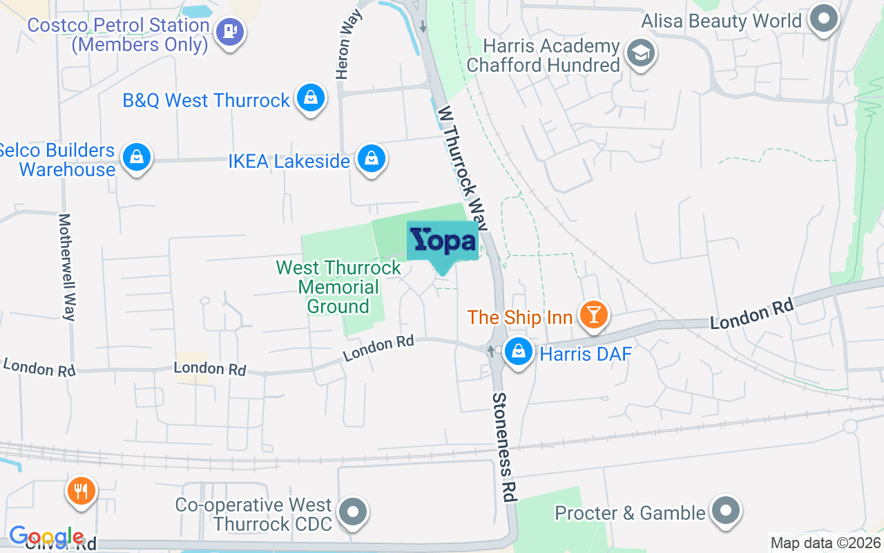 Map showing the location of RM20 3JF