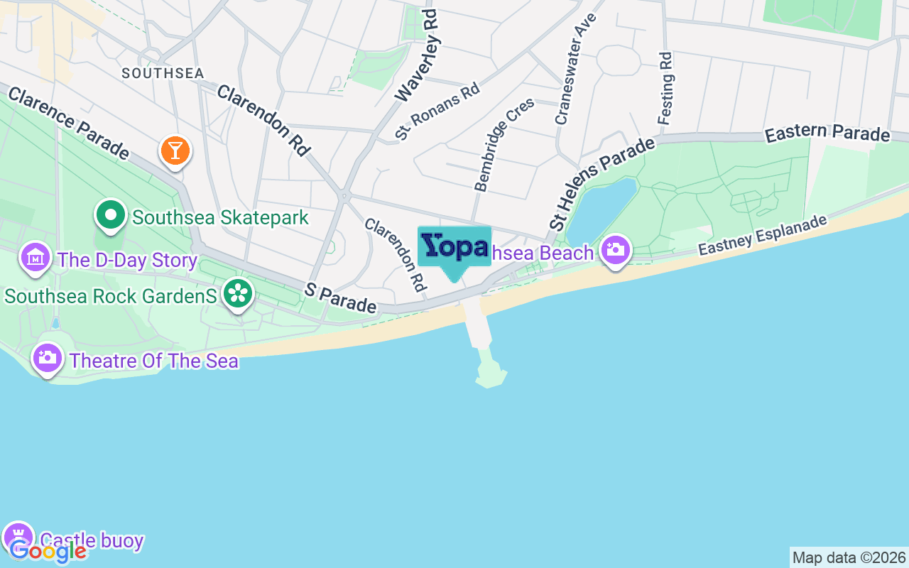 Map showing the location of PO4 0BW