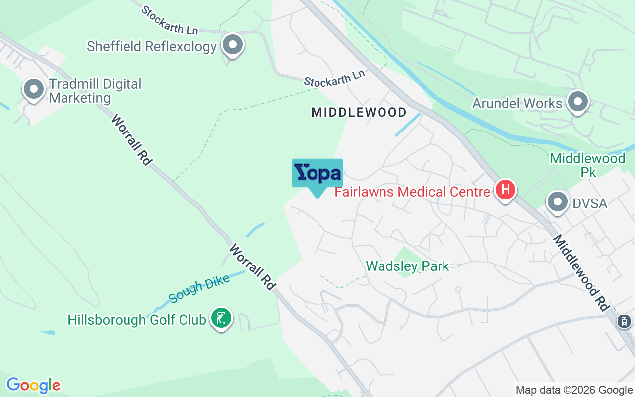 Map showing the location of S6 1RF
