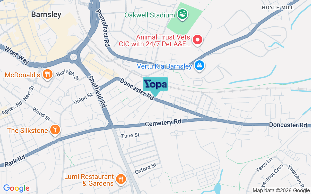 Map showing the location of S70 1UD