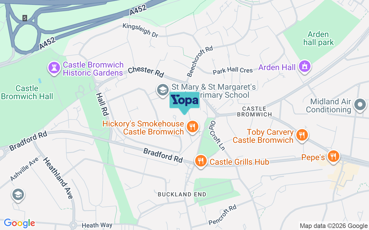 Map showing the location of B36 9AP
