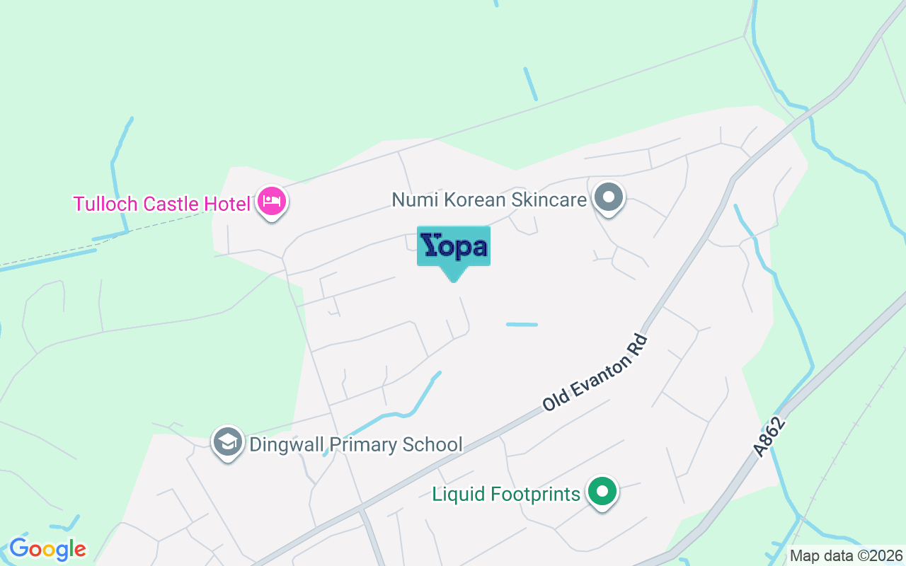 Map showing the location of IV15 9PB