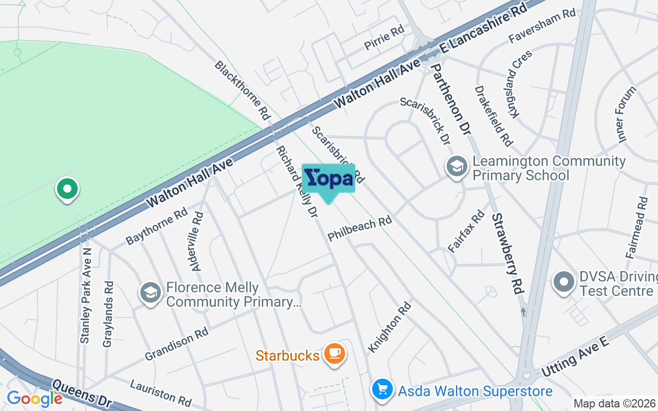 Map showing the location of L4 9RJ