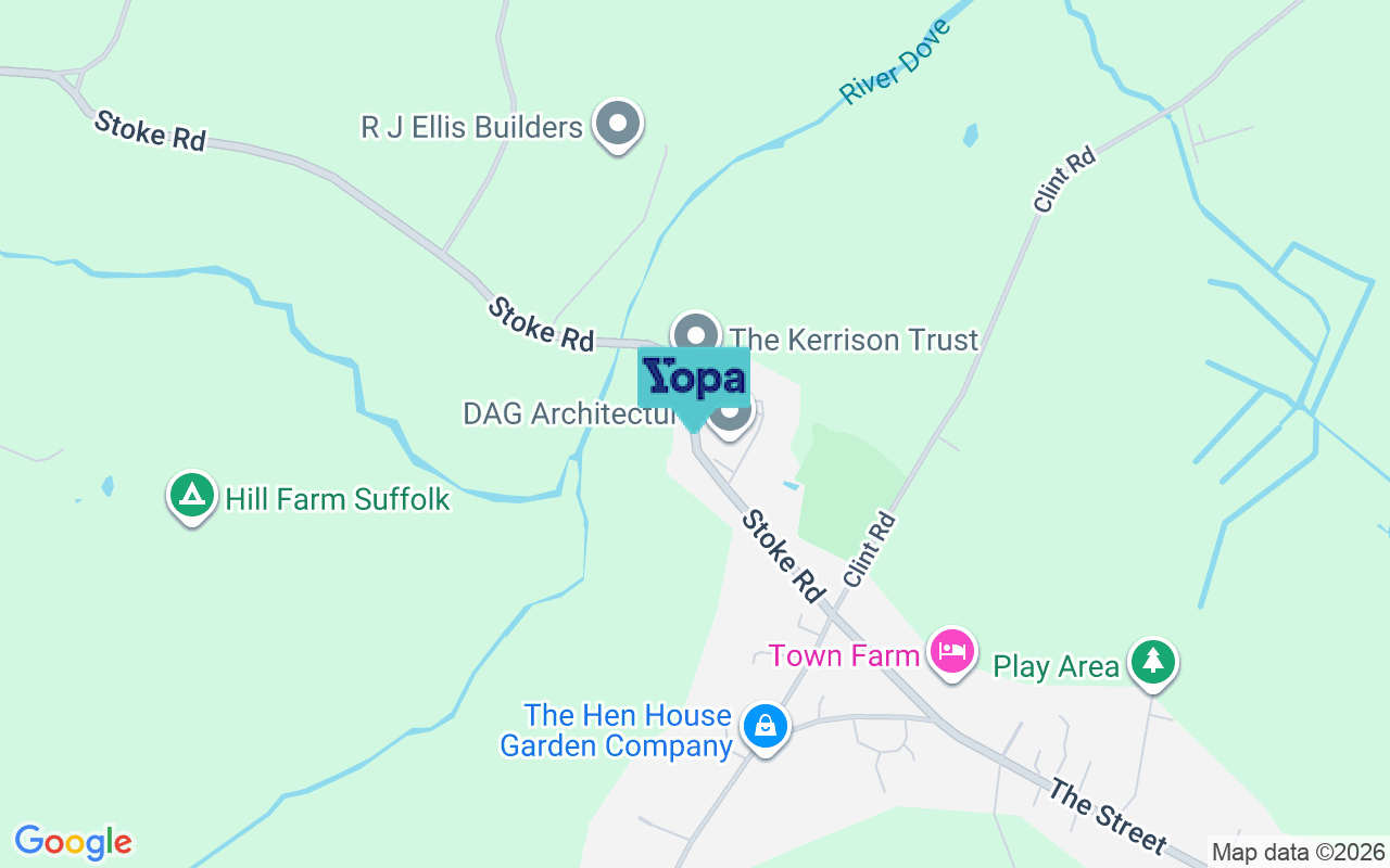 Map showing the location of IP23 7JQ