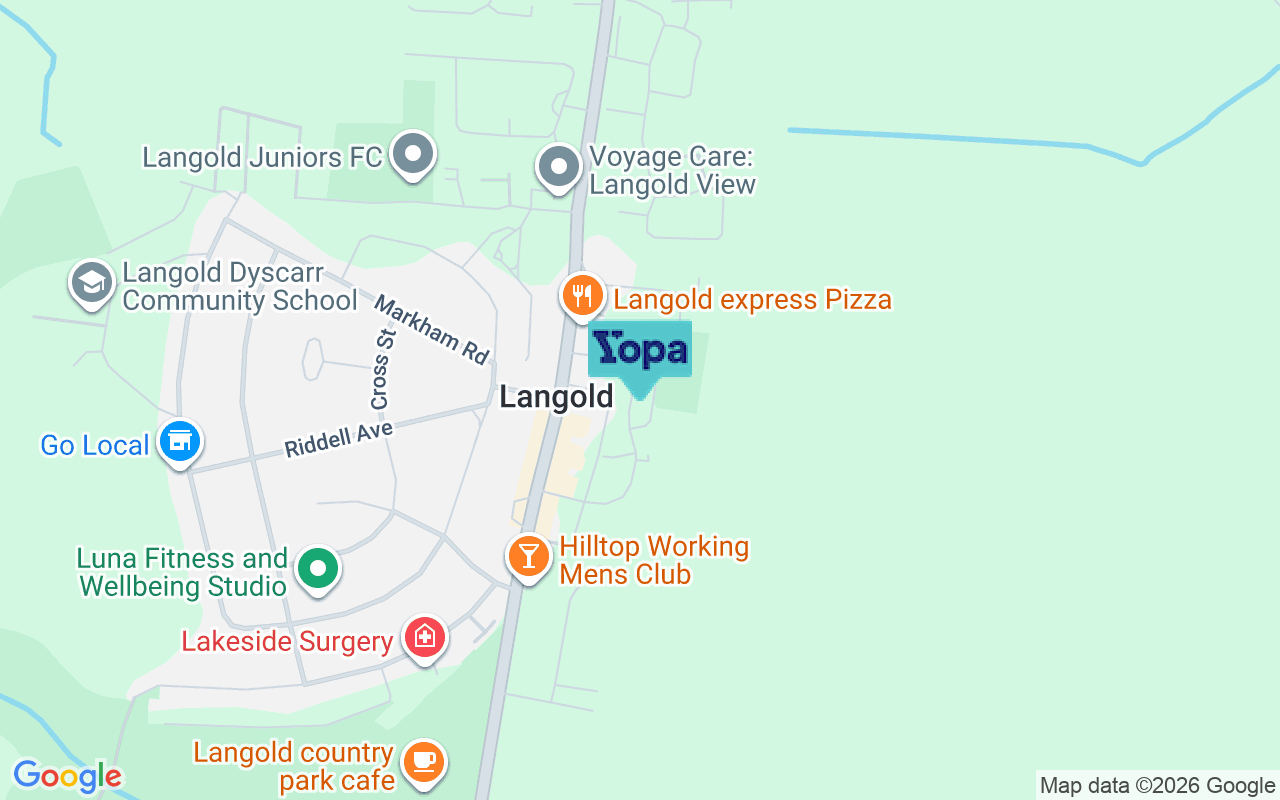 Map showing the location of S81 9RF