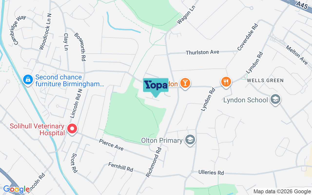 Map showing the location of B92 7na
