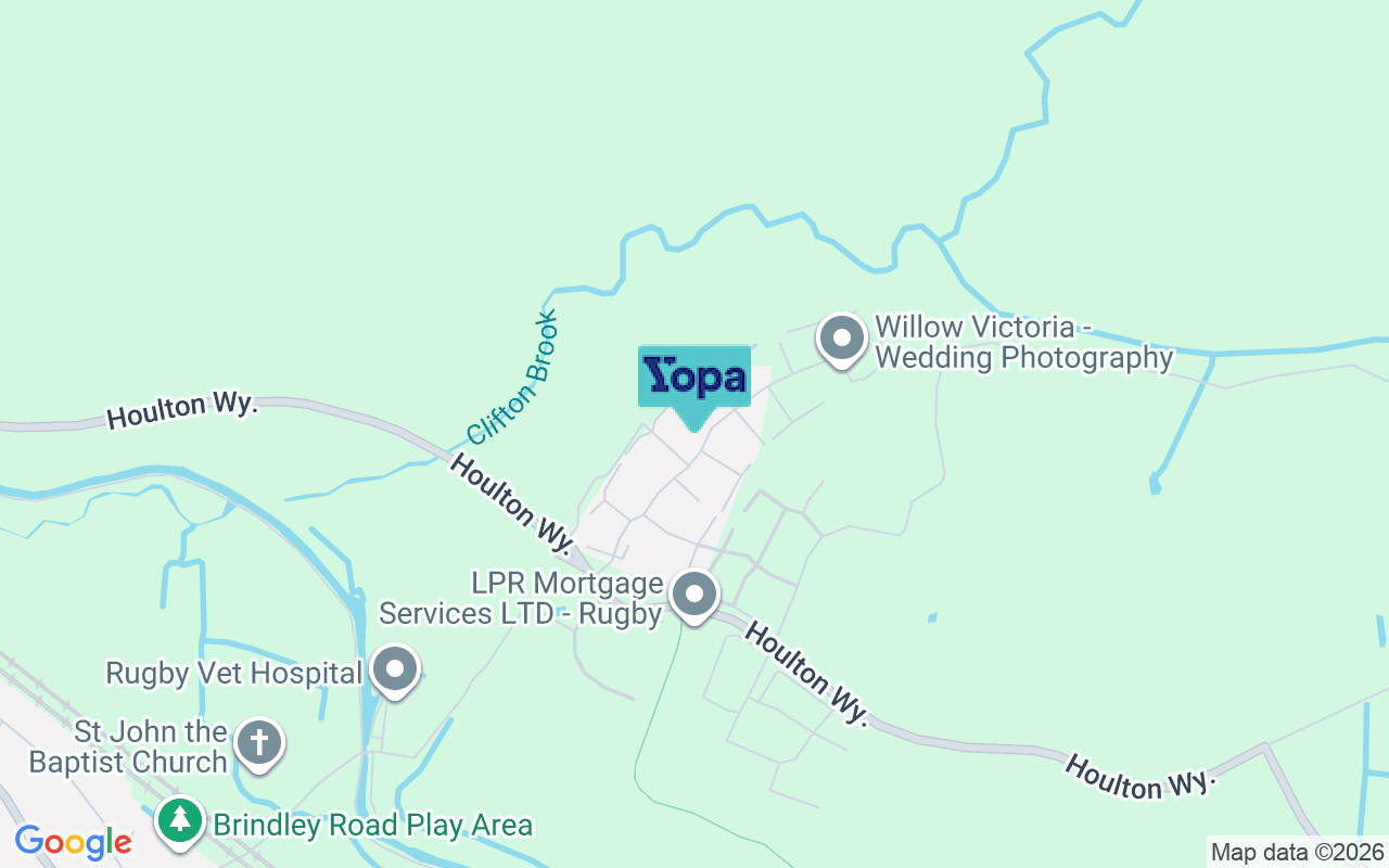 Map showing the location of CV23 1DR