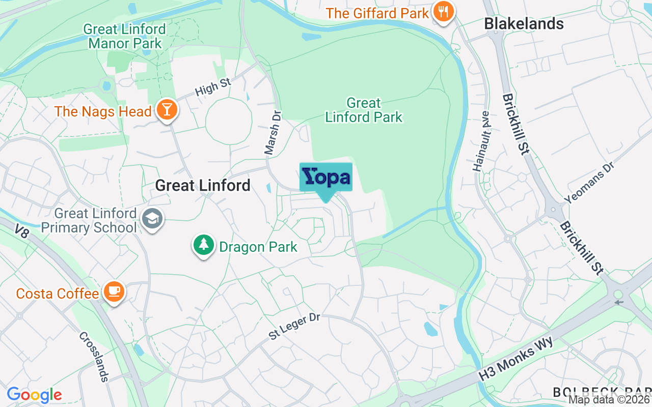 Map showing the location of MK14 5EJ