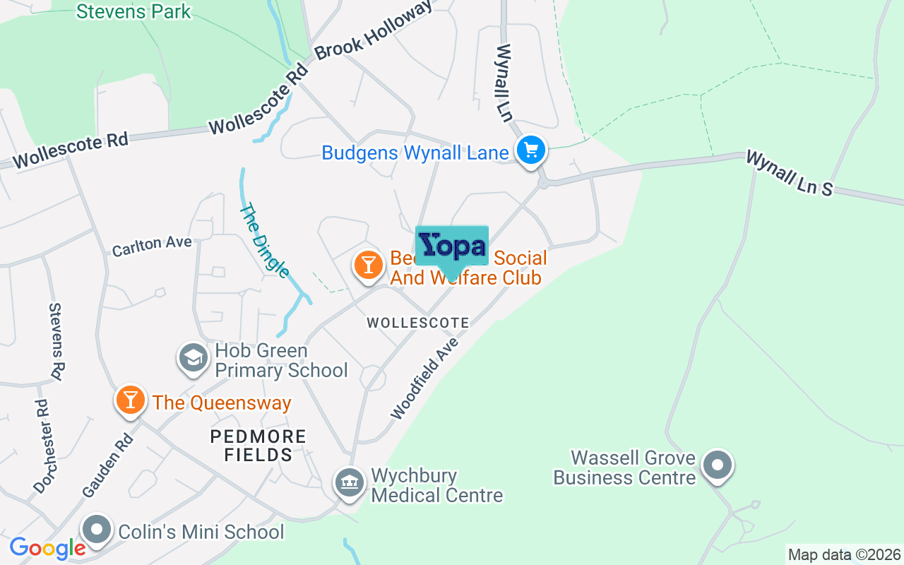 Map showing the location of DY9 9DL