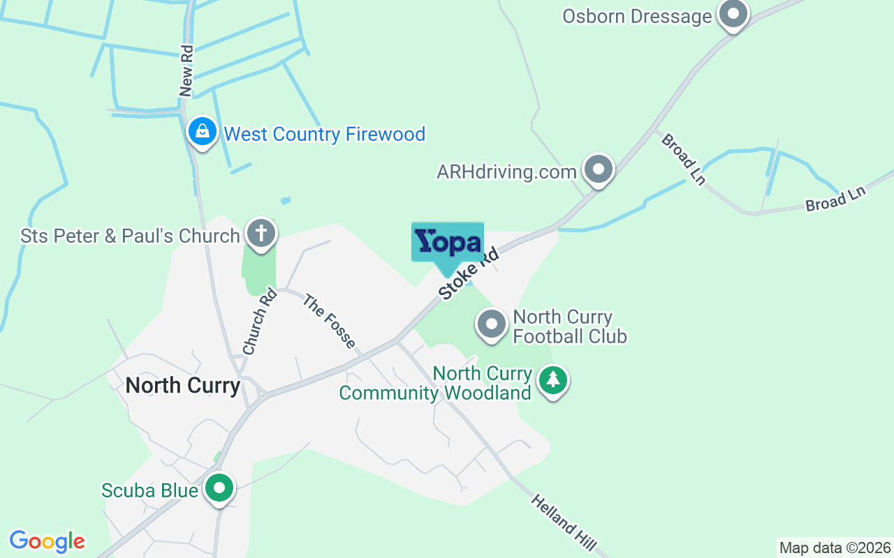 Map showing the location of TA3 6HN