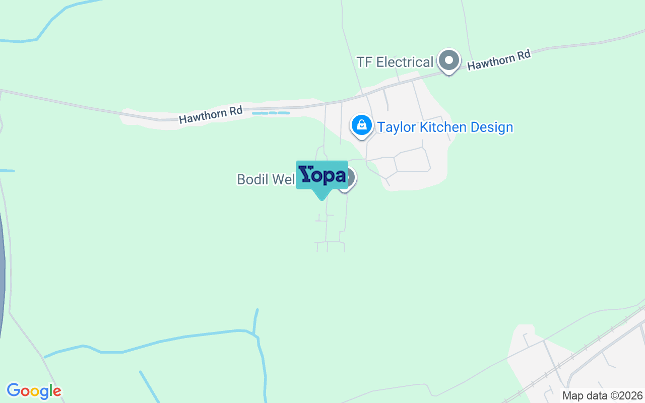 Map showing the location of LN3 4GW
