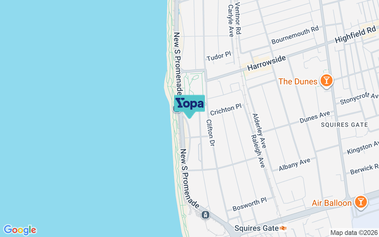 Map showing the location of FY4 1RN