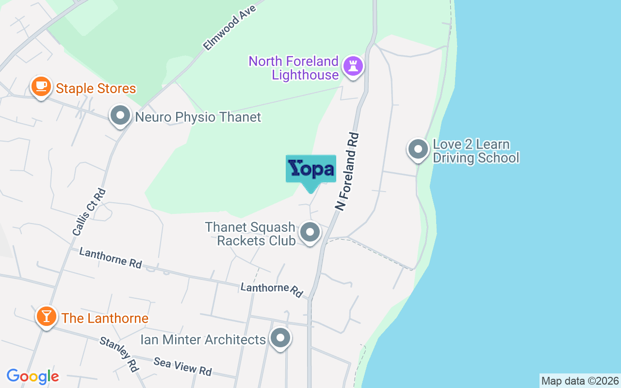 Map showing the location of CT10 3FU