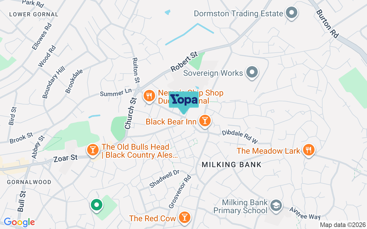 Map showing the location of DY3 2AJ