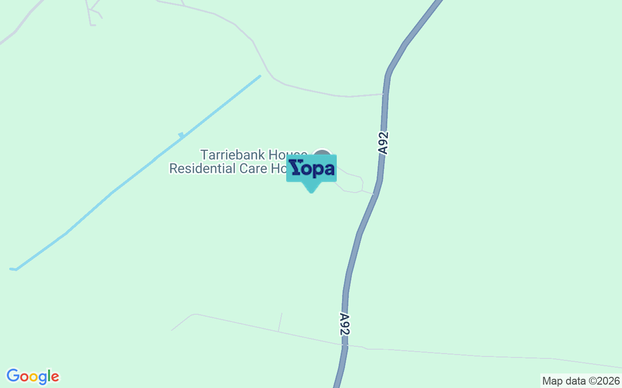 Map showing the location of DD11 5RF