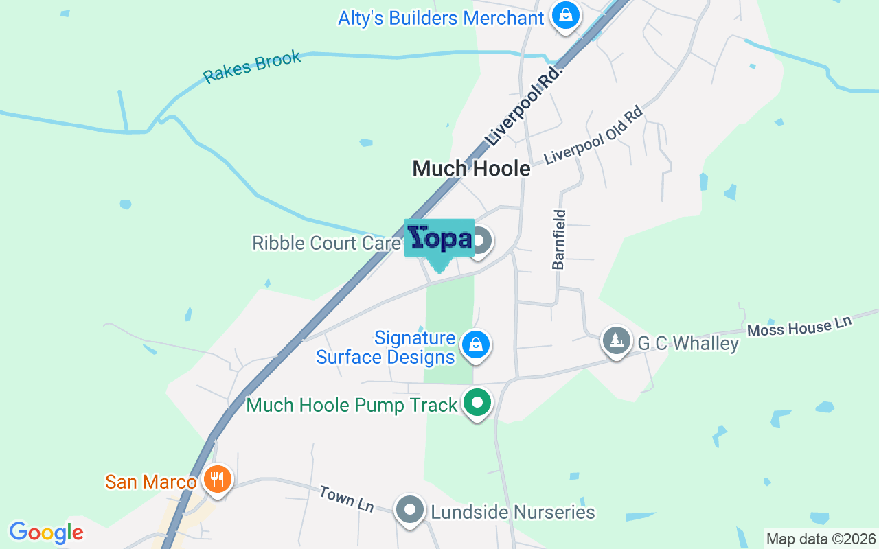 Map showing the location of PR4 4QB