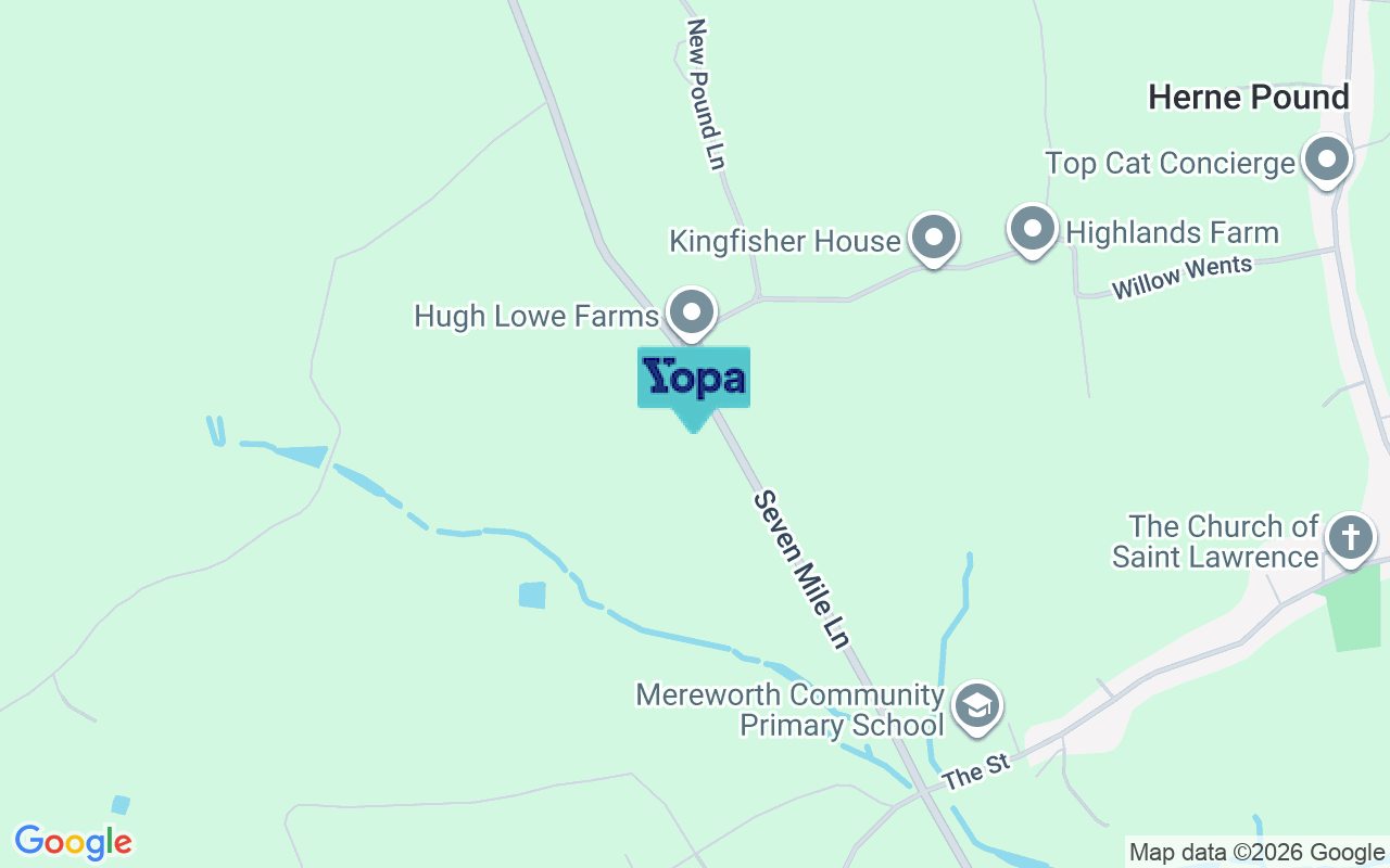 Map showing the location of ME18 5NE
