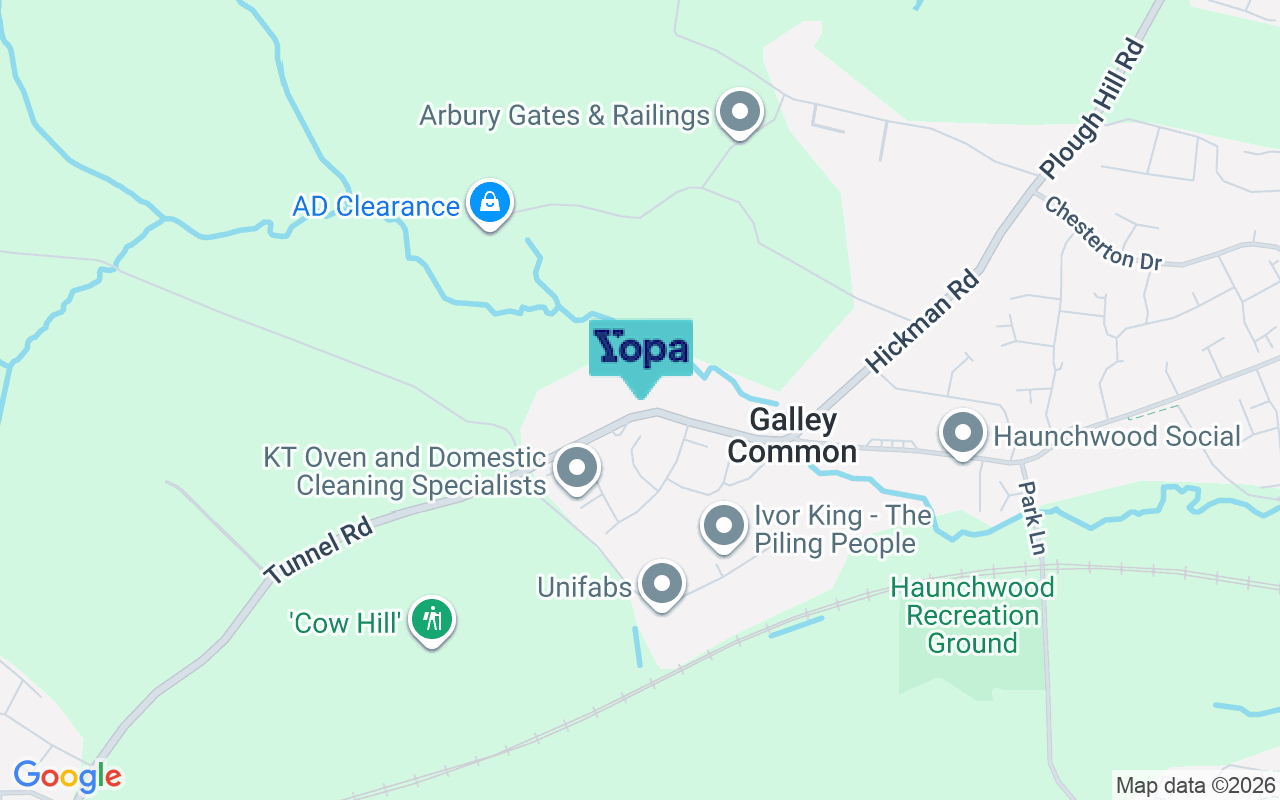 Map showing the location of CV10 9NN