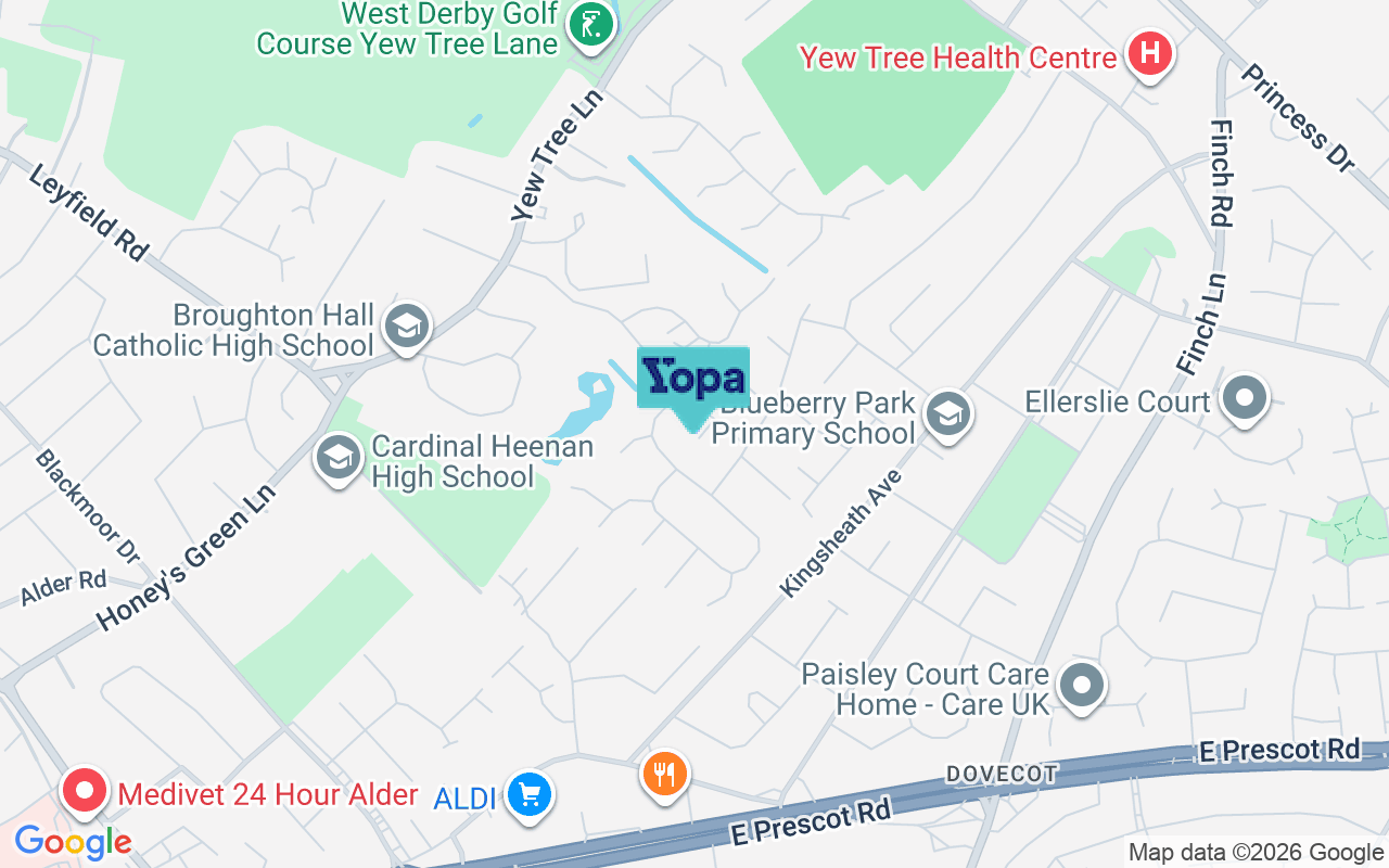 Map showing the location of L12 9LR