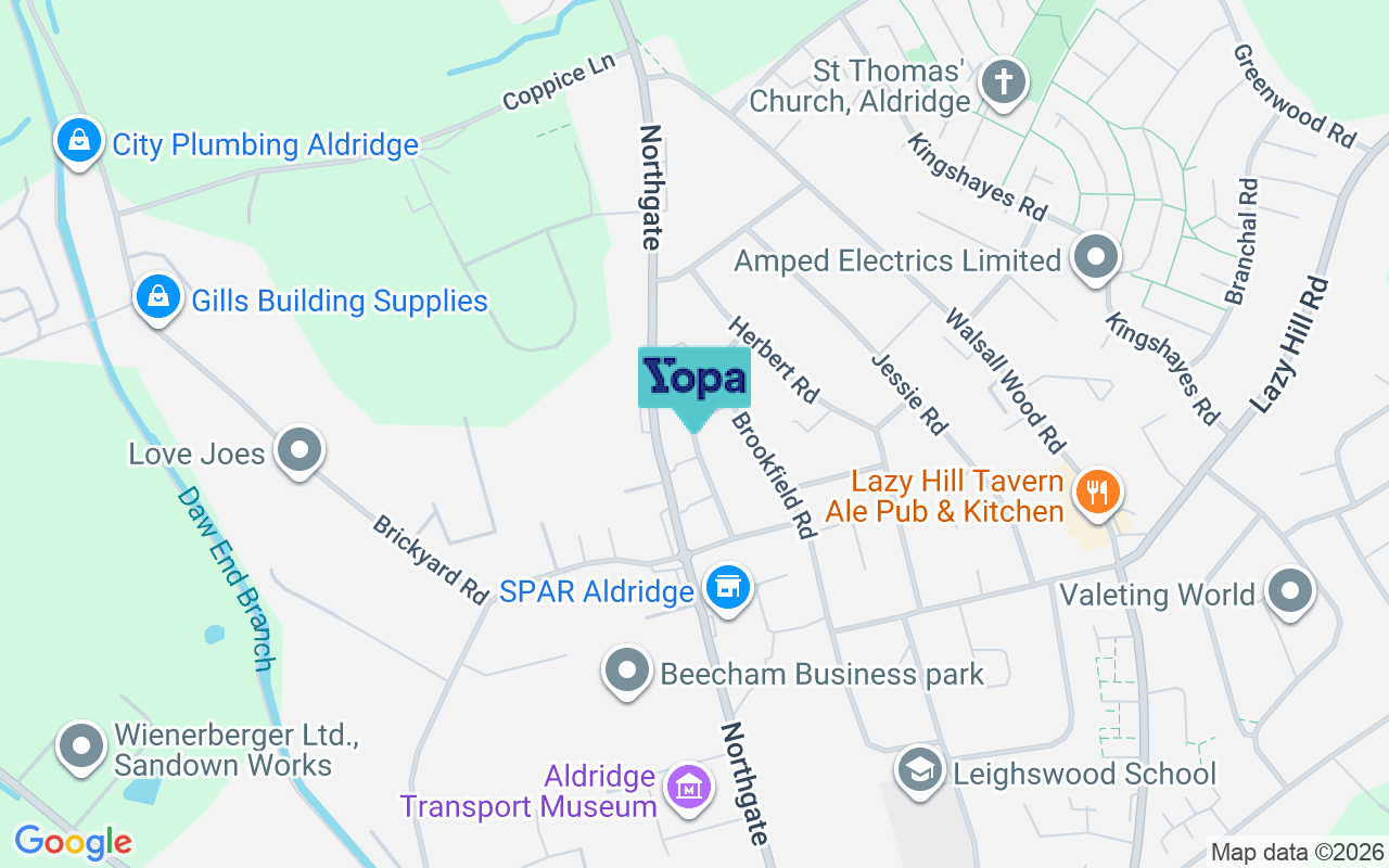 Map showing the location of WS9 8JH