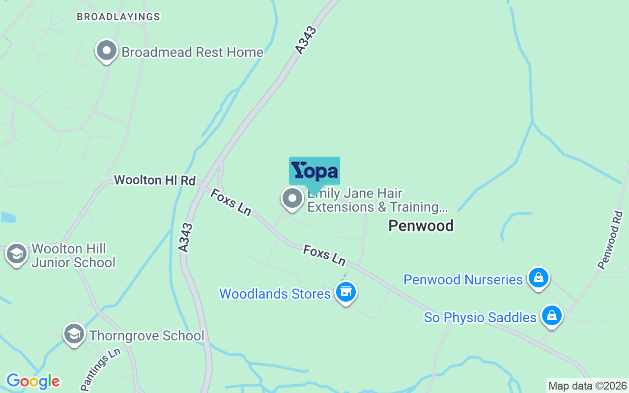 Map showing the location of RG20 9EZ