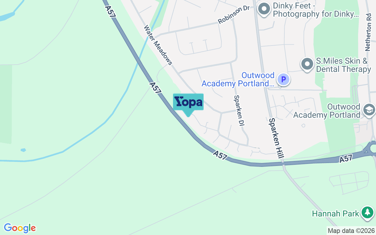 Map showing the location of S80 3BF