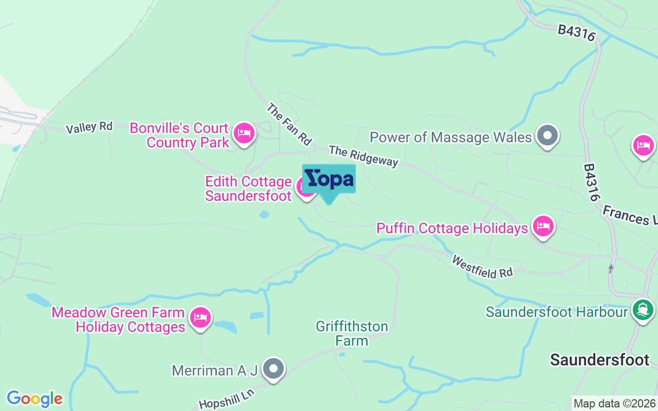 Map showing the location of SA69 9LX