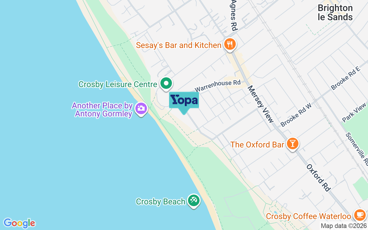 Map showing the location of L22 6QQ