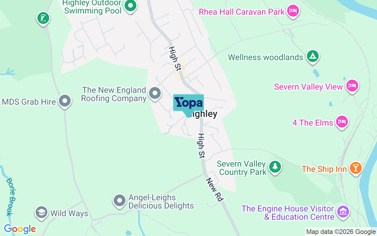 Map showing the location of WV16 6NB