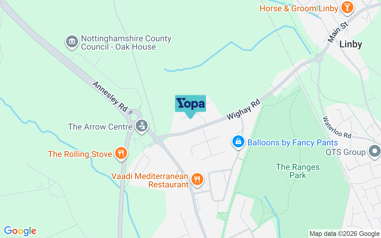 Map showing the location of NG15 8JQ