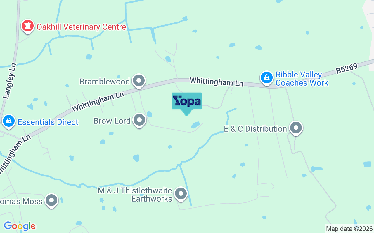 Map showing the location of PR3 2JJ