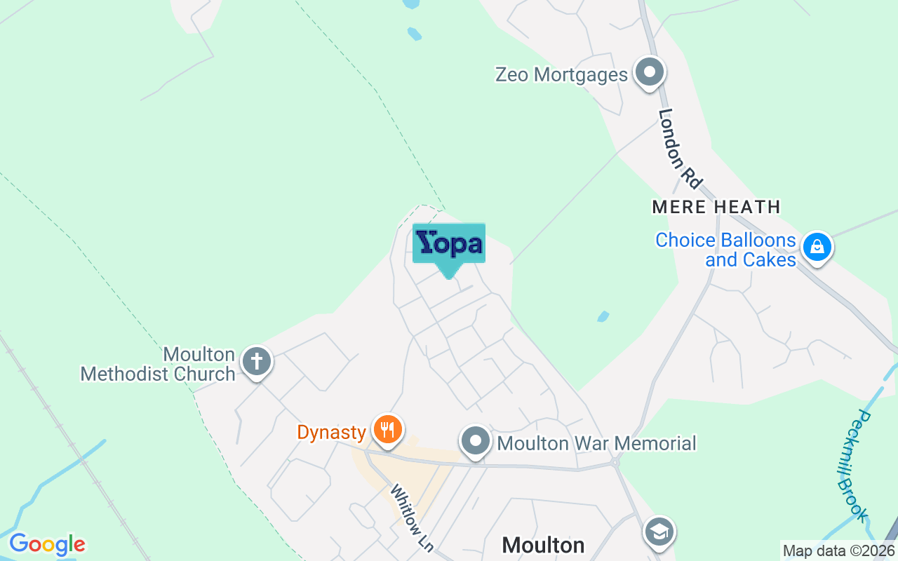 Map showing the location of CW9 8FE