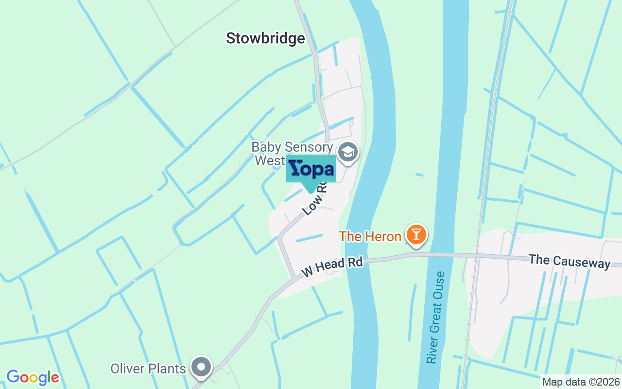 Map showing the location of PE34 3PE