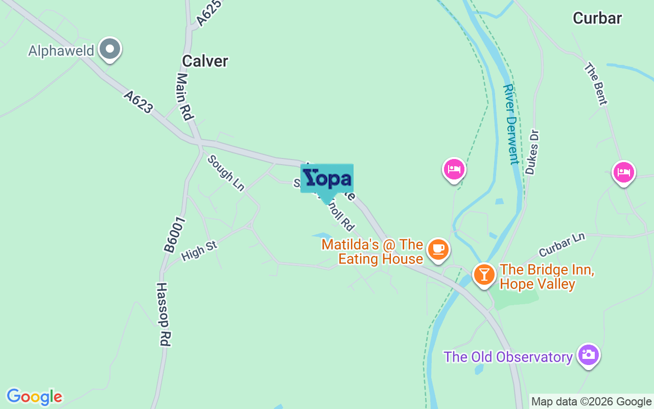 Map showing the location of S32 3XW