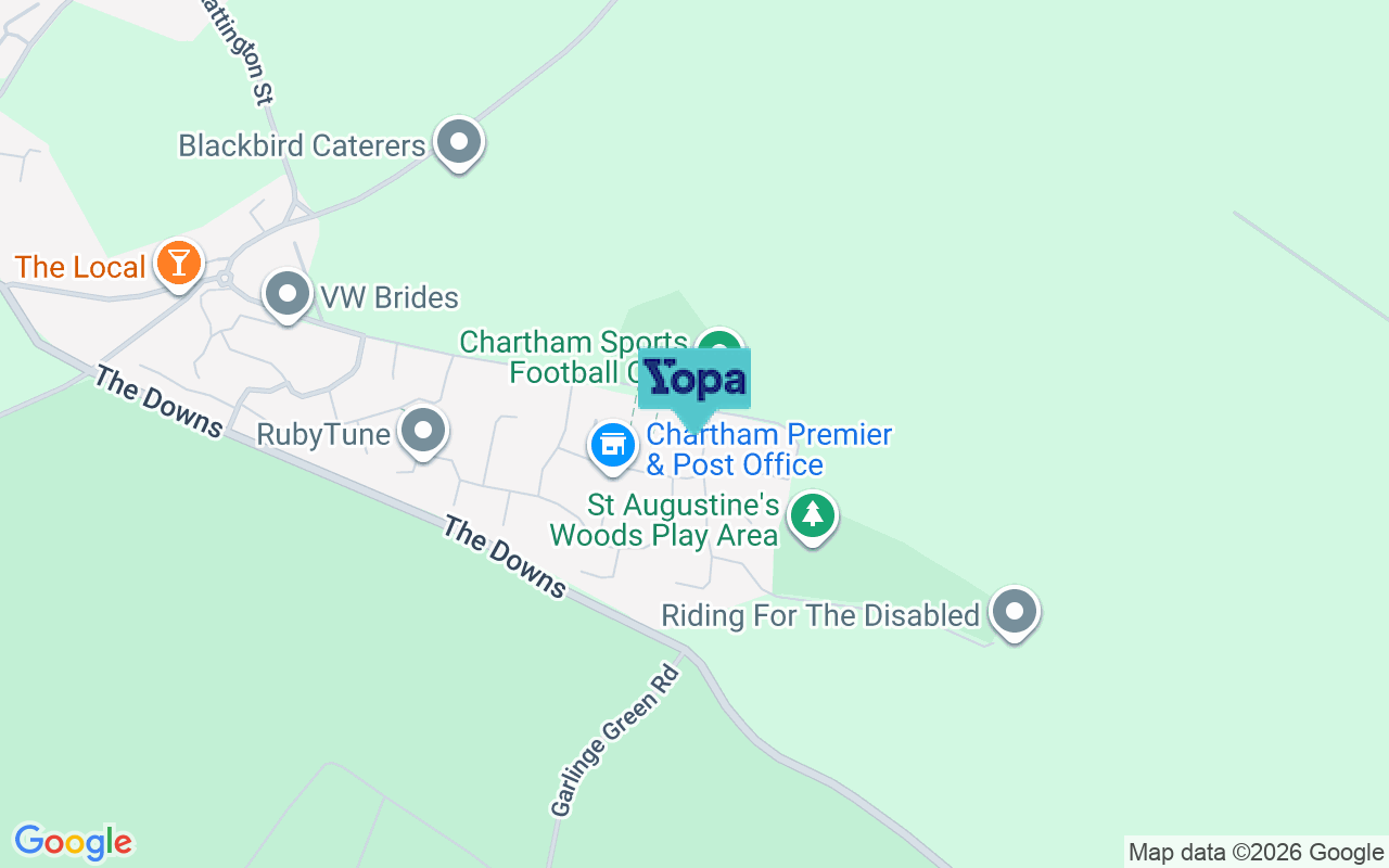 Map showing the location of CT4 7TQ