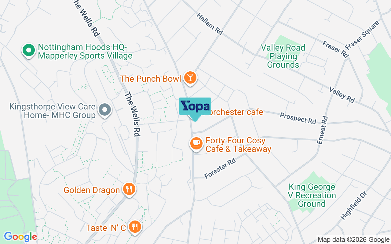 Map showing the location of NG3 6LH